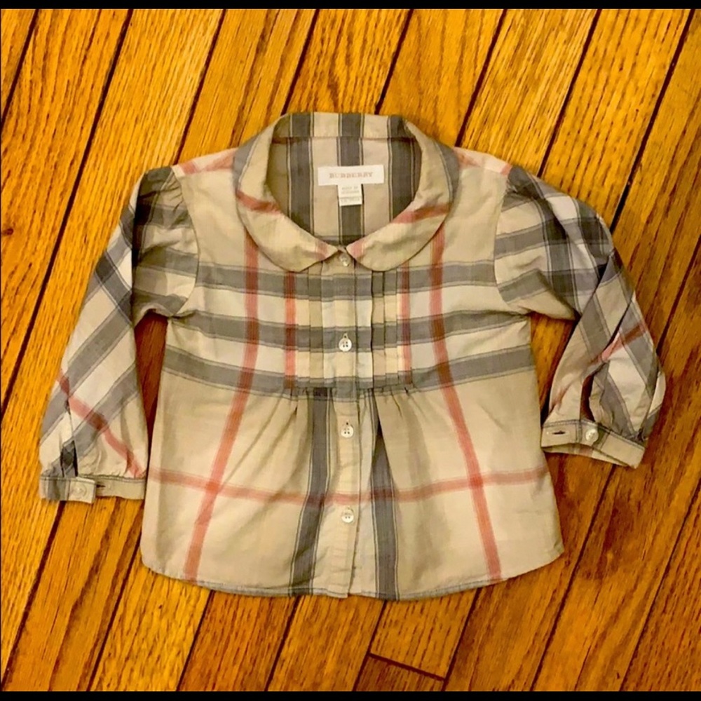 Burberry Plaid Blouse